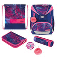 EAN 4008110347448 - Herlitz UltraLight Plus Tropical Chill juego de mochila escolar Chica Poliéster Marina, Rosa imagen 1