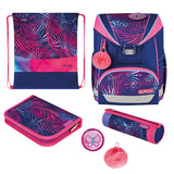 EAN 4008110347448 - Herlitz UltraLight Plus Tropical Chill juego de mochila escolar Chica Poliéster Marina, Rosa imagen 1