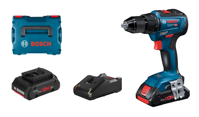 Bosch Taladro Inalámbrico Gsr 18v-55 Profesional, 18 Voltios 06019h5204