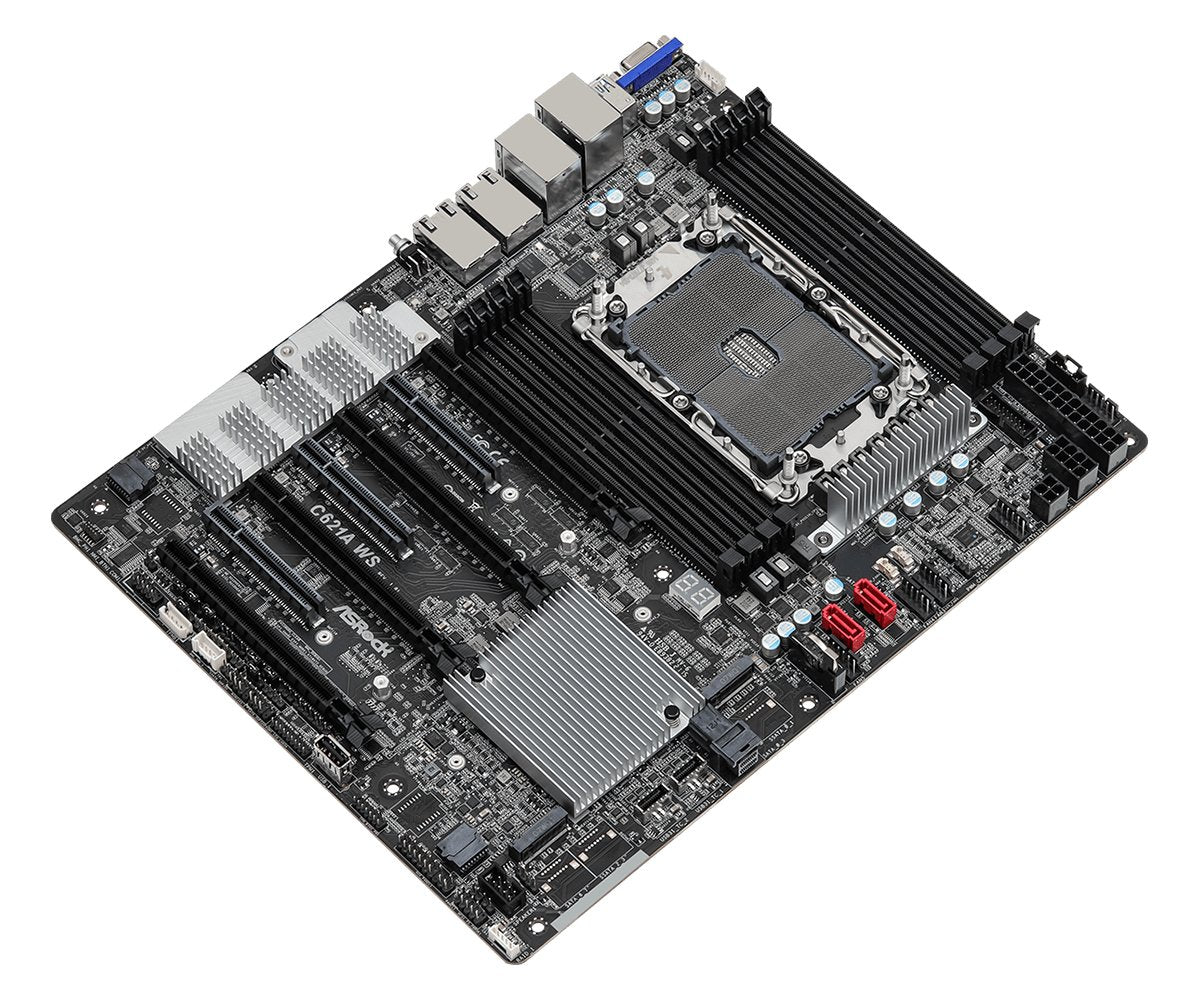 Asrock C621a Ws 90-Mxbgu0-A0uayz