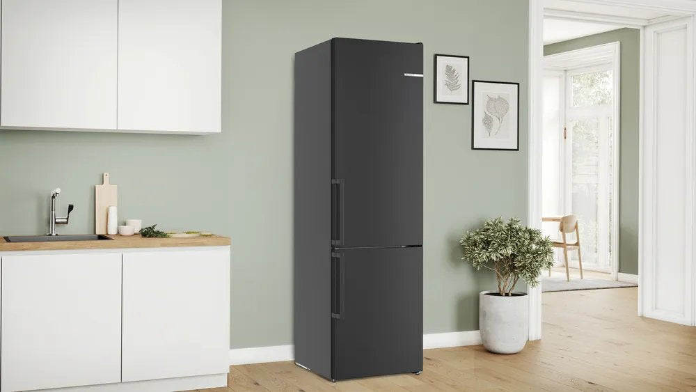 Bosch Home Kgn39vxau Serie 4, Frigorífico Y Congelador Combinado Acero Inoxidable (Oscuro) Kgn39vxau