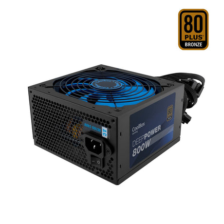 EAN 8436556145346 - CoolBox DeepPower BR-800 unidad de fuente de alimentación 20+4 pin ATX Negroimagen 1)