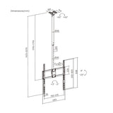 EAN 8435739905319 - AISENS CT100TSLE-463 soporte para TV 2,54 m (100") imagen 6