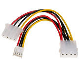 Akyga Adaptador Molex / Molex + Minimolex 15cm Ak-Ca-14