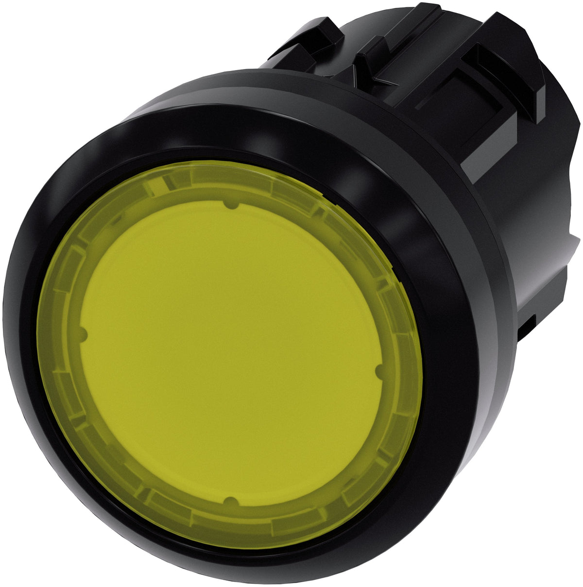 Siemens 3su10010ab300aa0 Pulsador Iluminado 22mm Redondo Amarillo Druckknopf