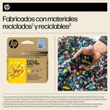 EAN 0199764687494 - HP 924e EvoMore Yellow Original Ink Cartridge cartucho de tinta 1 pieza(s) Alto rendimiento (XL) Amarillo imagen 2