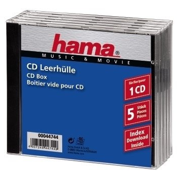 Fundas Hama Cd-Box Joyero 44744 5 Piezas