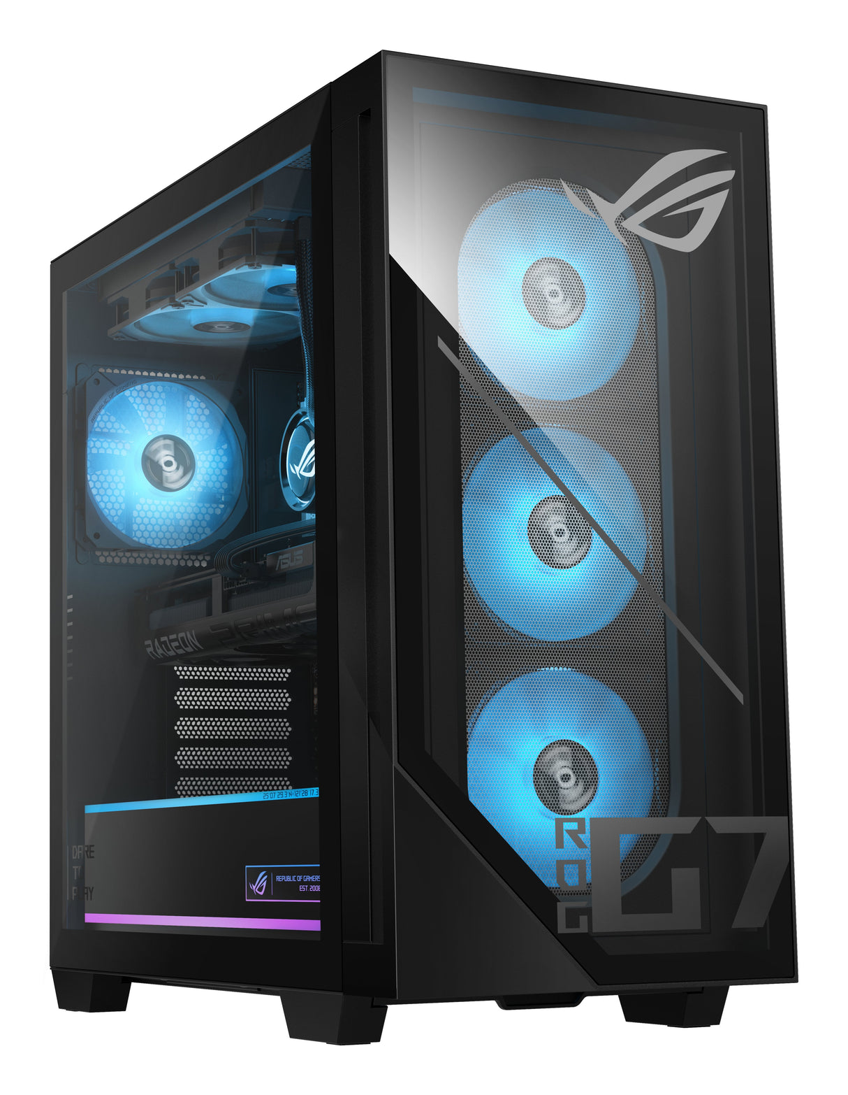 Asus Rog Gm700 Gm700tz-R9800x212w Ryz7 9800x 3d 64gb 2tbssd Rtx5080 W11 Home