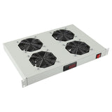 4 Fans, Digital Thermostat  Rack Mount Fan Module 1u