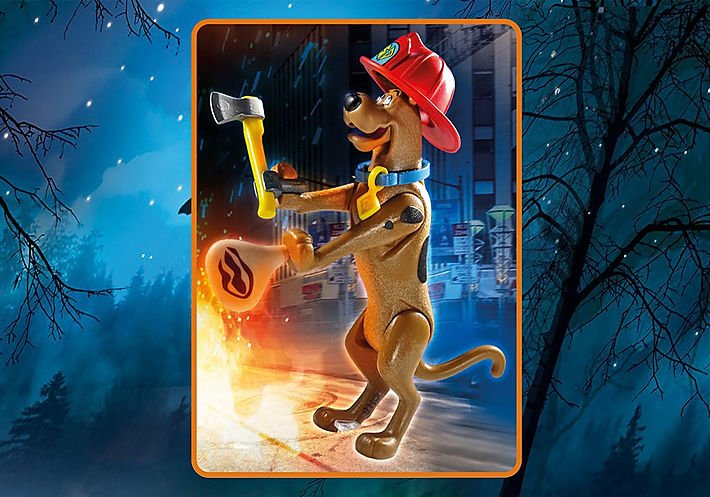 Playmobil 70712 Scooby-Doo! Figura De Colección Bombero