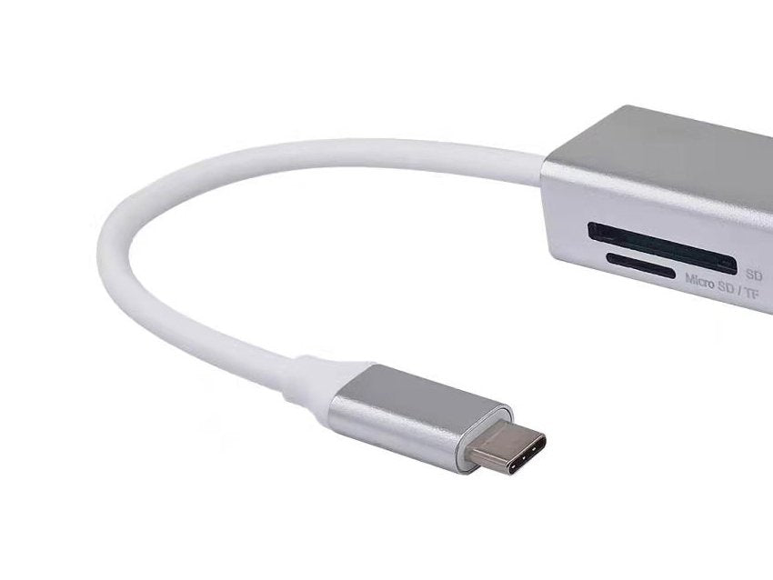 Adaptador Usb-C 5en1 Equip Hdmi  3 Puertos Usb 3.0  Lector De Tarjetas