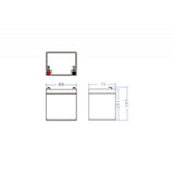 Greencell Batería Agm Vrla 12v 5.3ah