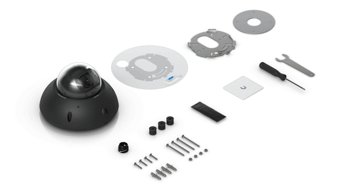 Ubiquiti Camera G6 Pro Dome Black 4k 30fps Uvc-G6-Pro-Dome-B Super Sharp 4k Camera With 2.36x Optical Zoom