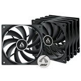 EAN 4895213703260 - ARCTIC F12 PWM PST Carcasa del ordenador Ventilador 12 cm Negro 5 pieza(s) imagen 1