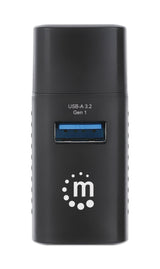 EAN 0766623180993 - Manhattan 180993 hub de interfaz USB 3.2 Gen 1 (3.1 Gen 1) Type-C 5000 Mbit/s Negro imagen 8