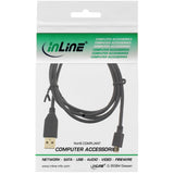 Inline Micro Usb 2.0 Cable Usb Tipo A Macho A Micro-B Macho Negro 5m