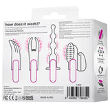 4fun Bala Vibrador Y 4 Fundas Usb Impermeable Silicona