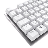 Teclado Alemán Cherry Kc 200 Mx Usb Qwertz Plata, Blanco