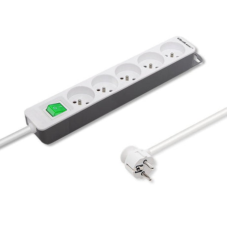 EAN 5901878502908 - Qoltec 50290 base múltiple 1,8 m 5 salidas AC Interior Blanco imagen 2