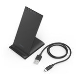 Cargador Inalambrico Hama 00201684 Qi 10w Funcion Soporte Color Negro