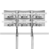 Startech.Com Six-Monitor Desk Mount W  Crossbar, Up To 32 In Screens 17.6lb - Befestigungskit - Für 6 Lcd-Displays - Säule, Dual