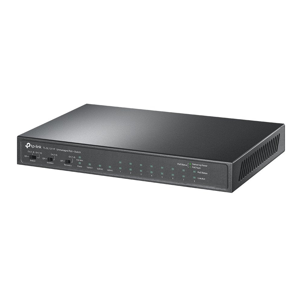 Tp-Link Tl-Sl1311p Switch 8x10/100 Poe 3xgbe 65w