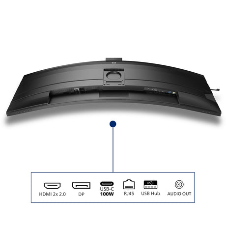 EAN 8712581804763 - Philips 49B2U6903CH/00 pantalla para PC 124 cm (48.8") 5120 x 1440 Pixeles Dual QHD LCD Gris imagen 6
