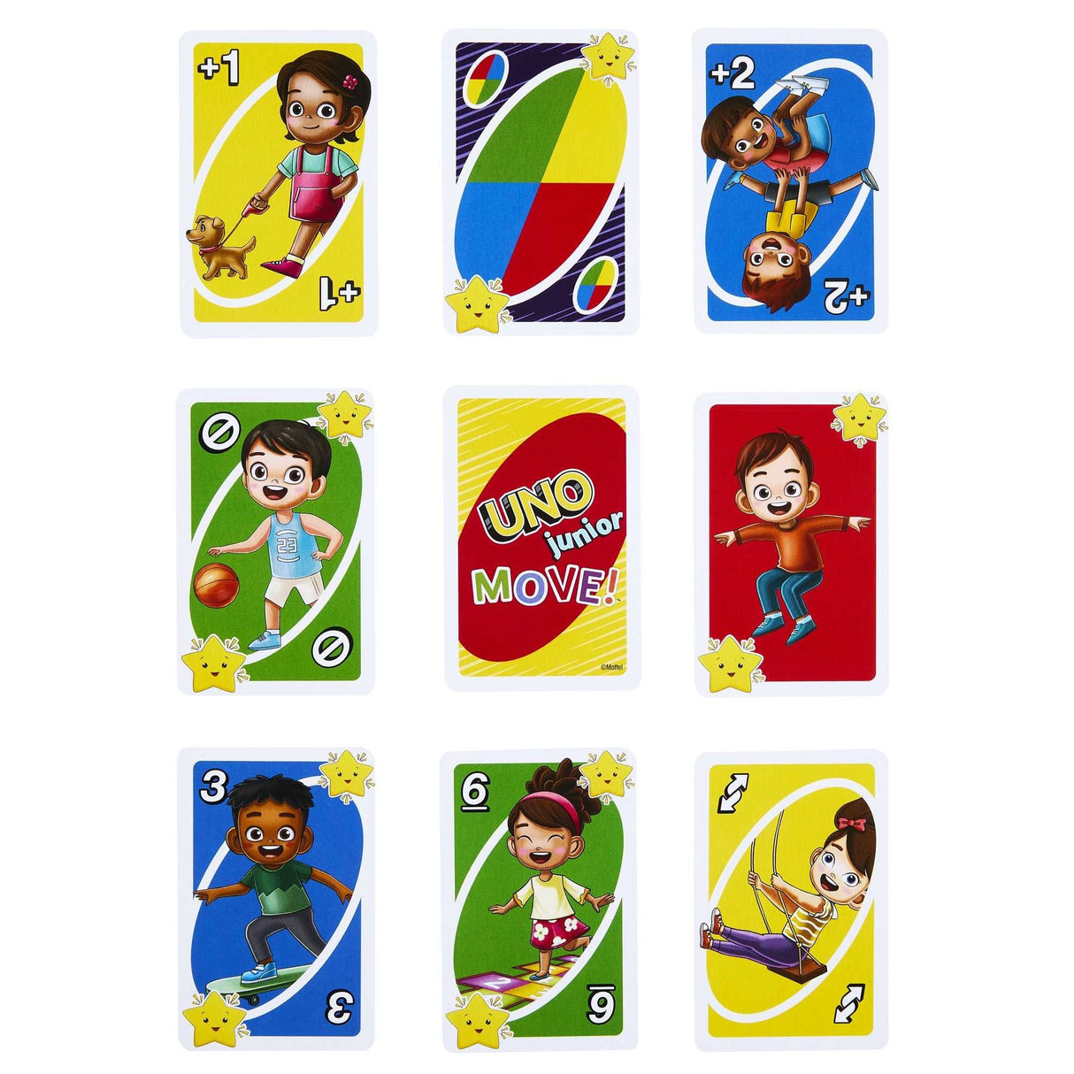 Juego De Cartas Mattel Games Uno Junior Move Hnn03