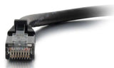 C2g Cat5e Booted Unshielded (Utp) Network Patch Cable Cable De Interconexión Rj-45 (M) A Rj-45 (M) 2 M Utp Cat 5e Moldeado Sin Enganches Trenzado Negro