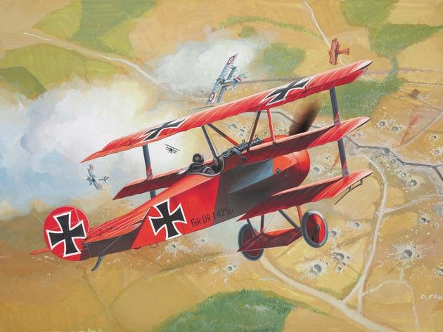 Model Plastikowy Fokker Dr. 1