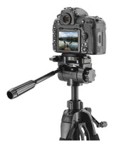 Hama Tripode Para Camara Con Rosca 1/4" - Peso Max 5kg - Altura Hasta 170cm - Soporte Para Smartphone Y Tablet -