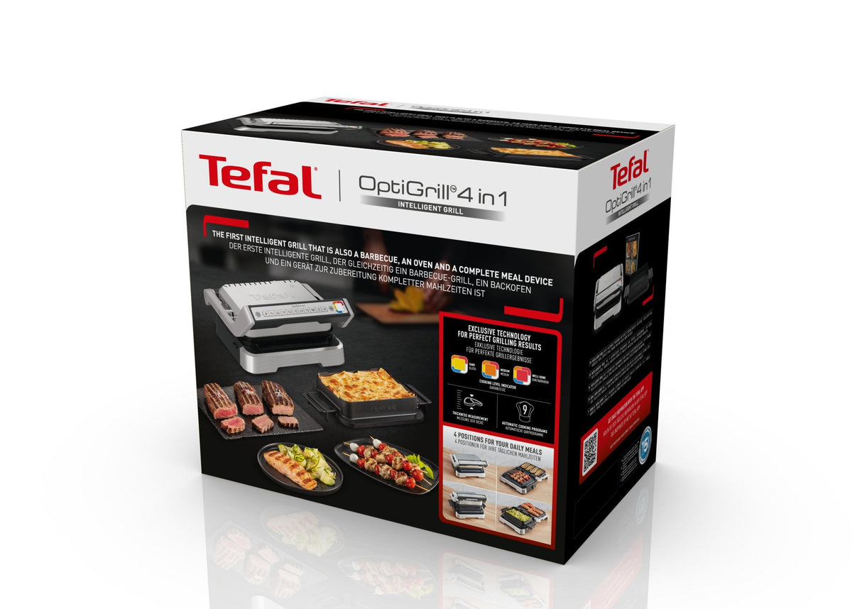 Tefal Optigrill 4in1 Gc774d10 Parrilla Eléctrica De Contacto