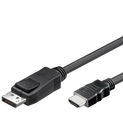 EAN 4014619300297 - Alcasa DP-HDMI adaptador de cable de vídeo 2 m DisplayPort HDMI tipo A (Estándar) Negro imagen 1