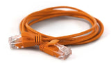 Wantecwire Utp, Cable Extra Fino Cat6a, D = 2,8 Mm, Naranja, Longitud 3,00 M