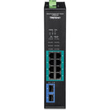 EAN 0710931162202 - Trendnet TI-PGM102 switch Gigabit Ethernet (10/100/1000) Energía sobre Ethernet (PoE) Negro imagen 2