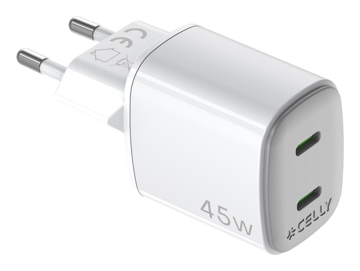 Cargador Gan 2usbc 45w Wh