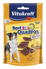 Vitakraft Beef Stick Quadros 70 G Universal Ternera, Queso
