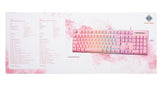 Teclado Alemán Deltaco Gam-021-Rgb-P-De Juego Usb Qwertz Rosa