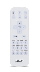 Acer Mc.Jq011.005 Mando A Distancia Ir Inalámbrico Universal Botones Blanco/Azul, Universal, Ir Inalámbrico, Botones, Blanco