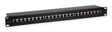 Roline 48,26cm 19zoll-Patchpanel 1 He 24 Ports Kat.5e Class D Schwarz