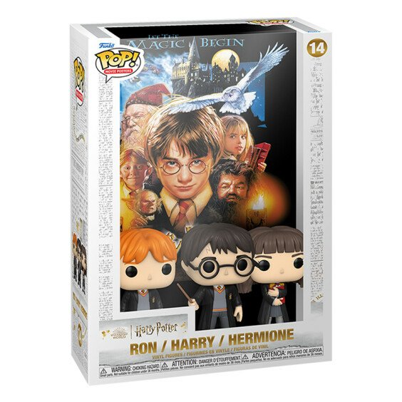 Funko Pop Movie Poster Harry Potter & La Piedra Filosofal Harry Hermione & Ron 69703