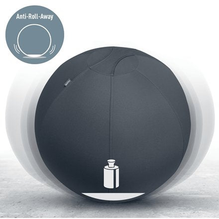 Leitz Ergo Sitzball Adventspromo Anti-Wegroll-Design 65cm Dunkelgris