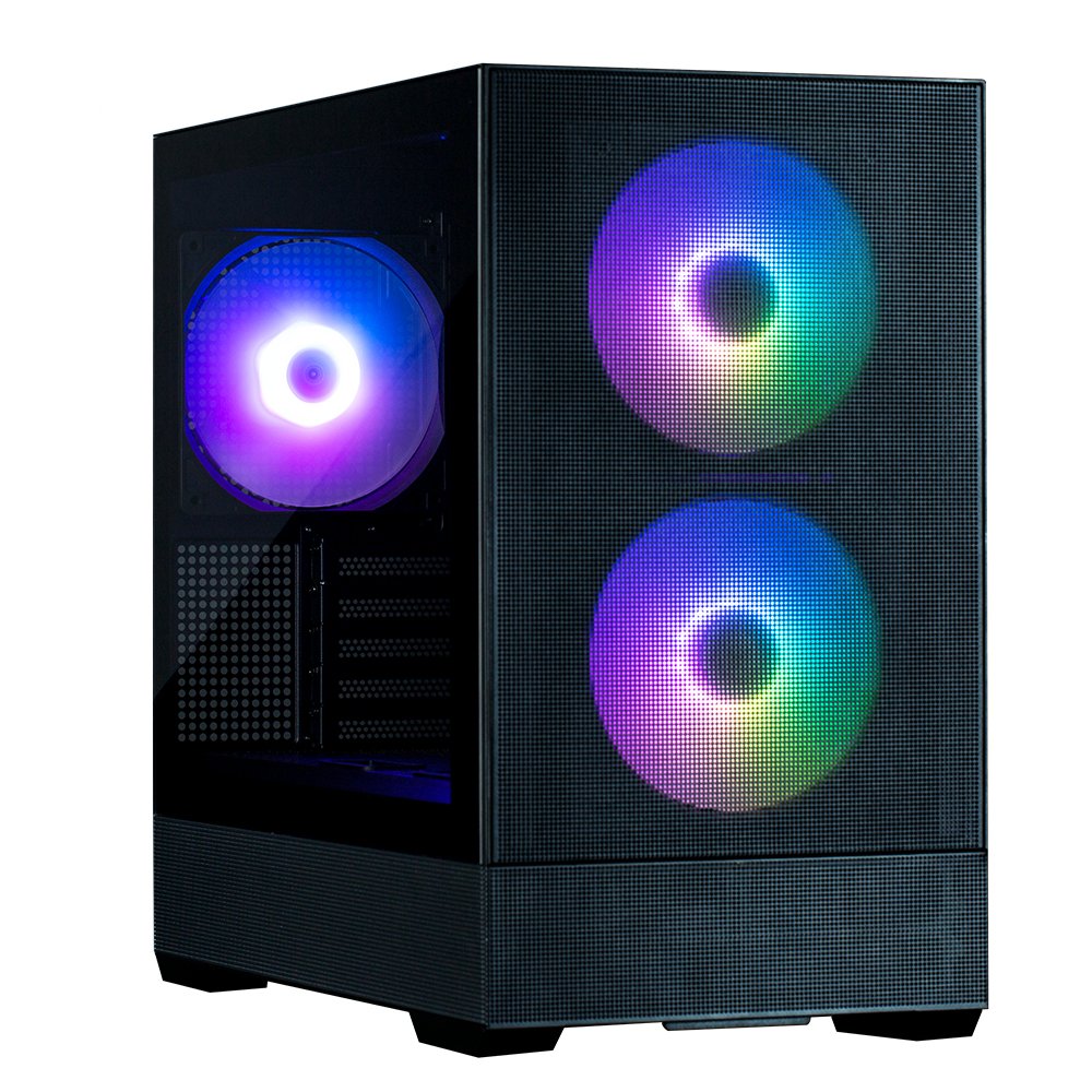 Caja Pc P30air Matx Mini Argb Ventiladoresx3 Negro