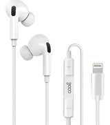 Cool Auriculares Blancos Stereo Con Micro Iphone - Goma In-Ear (Lightning Bluetooth)