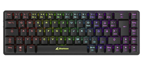 EAN 4044951036929 - Sharkoon PureWriter W65 teclado Juego RF inalámbrico QWERTZ Alemán Negro imagen 1