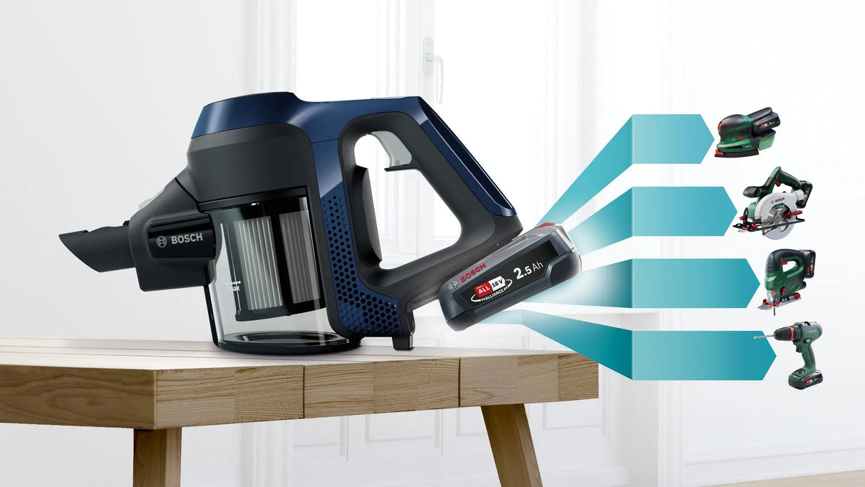 EAN 4242005183173 - Bosch Serie 6 BCS611P4A aspiradora de pie y escoba eléctrica Batería Secar Filtro higiénico Sin bolsa 0,3 imagen 4