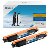 G&G Toner Erstzen Hp 126a/ Ce310ad Canon 729bk 2 Unidades