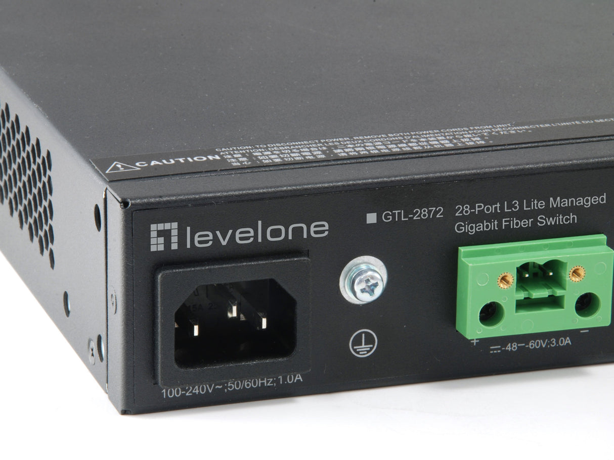 EAN 4015867203064 - LevelOne GTL-2872 switch Gestionado L3 Negro imagen 3