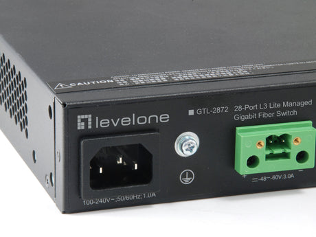 EAN 4015867203064 - LevelOne GTL-2872 switch Gestionado L3 Negro imagen 3
