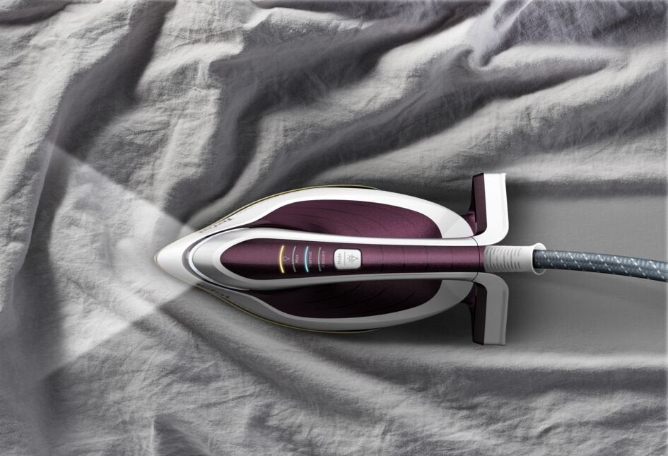 Estación Plancha  Tefal Pro Express Vision Gv9810e0  Al Vapor 3000 W 1,1 L Durilium Airglide Autoclean Soleplate Rojo, Blanco, Estación De Planchado A Vapor Berenjena/Blanco, 3000 W, 680 G/Min, Durilium Airglide Autoclean Soleplate, 8,3 Bar